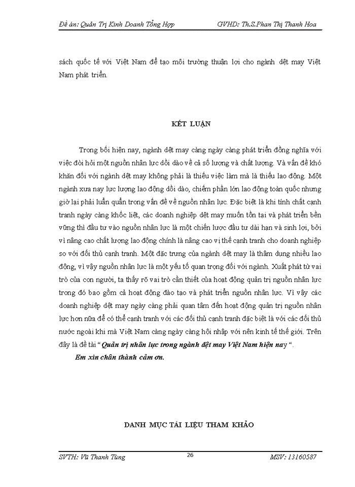 image for page THỰC TRẠNG QUẢN TRỊ NHÂN LỰC TRONG CÁC DOANH NGHIỆP DỆT MAY VIỆT NAM