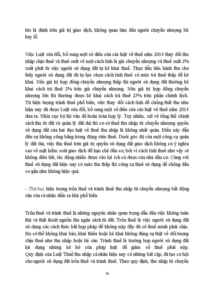 image for page Thực trạng và đề xuất hoàn thiện chính sách thuế phí và lệ phí đối với hoạt động khai thác sử dụng tài nguyên đất ở Việt Nam