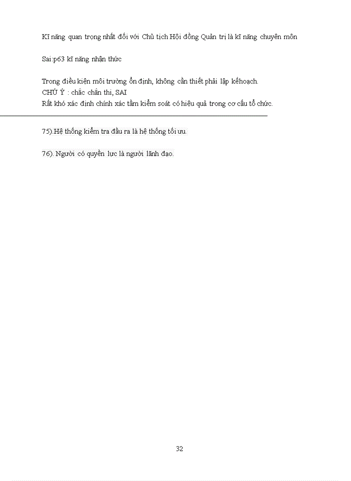 image for page TỔNG HỢP TRẮC NGHIỆM QUẢN LÝ HỌC