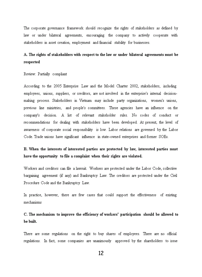 image for page Assignment about the comparison between G20 OECD Principles of corporate governance and corporate law 2005