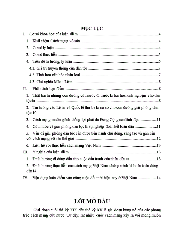 image for page Phân tích luận điểm của Hồ Chí Minh Muốn cứu nước và giải phóng dân tộc không còn con đường nào khác con đường Cách mạng vô sản
