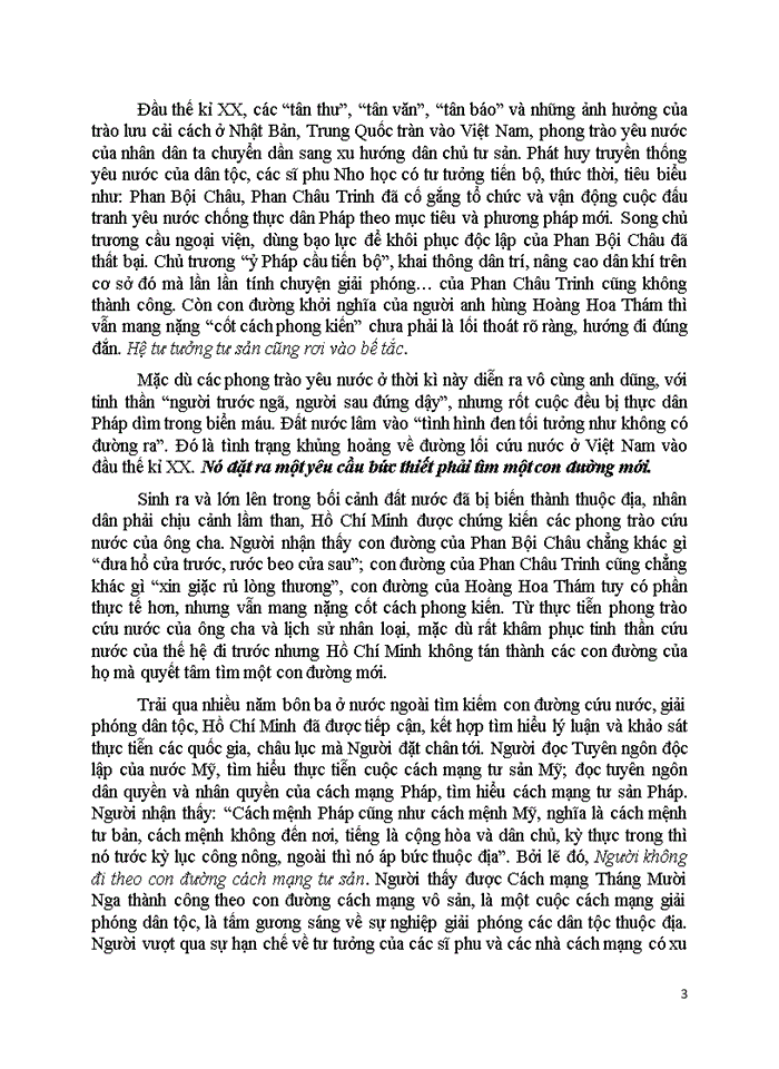 image for page Phân tích quan điểm của Hồ Chí Minh về tính tất yếu đi lên CNXH ở Việt Nam sau khi giành được độc lập dân tộc