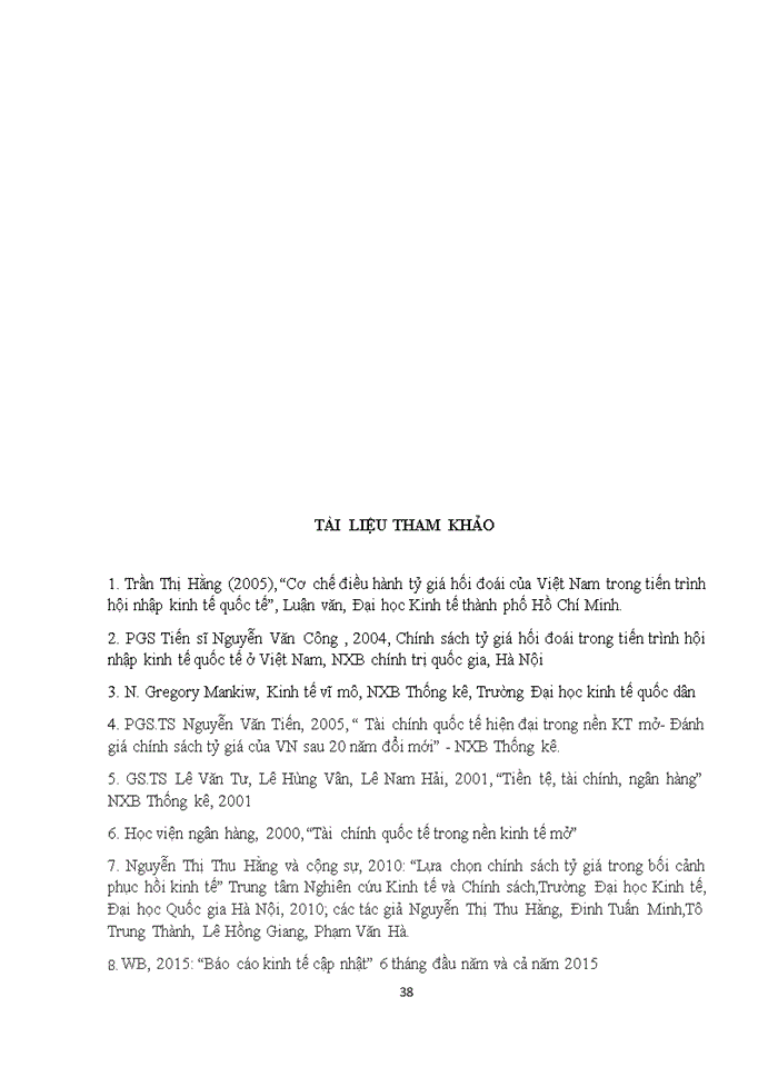 image for page Tỷ giá hối đoái và chính sách tỷ giá hối đoái ở Việt Nam