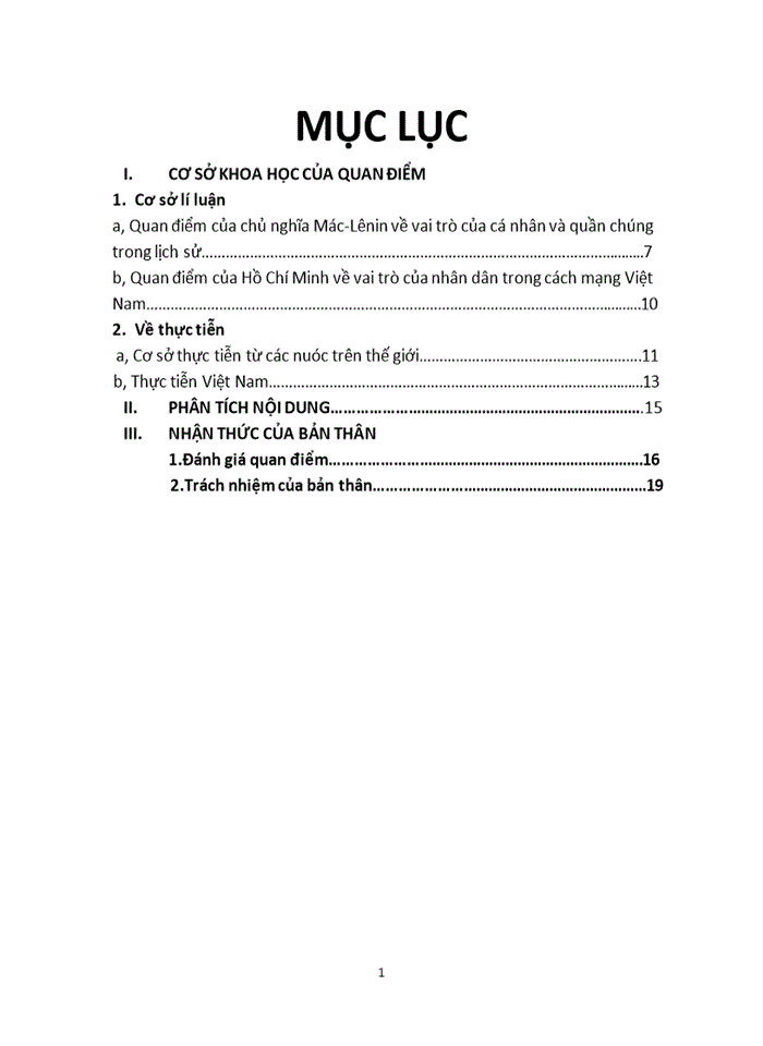 image for page Quan điểm của chủ nghĩa Mác-Lênin về vai trò của cá nhân và quần chúng trong lịch sử