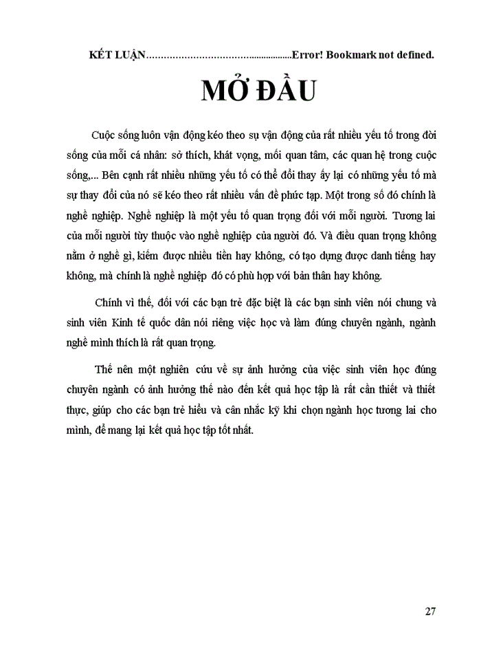 image for page ẢNH HƯỞNG CỦA VIỆC HỌC ĐÚNG CHUYÊN NGÀNH ĐẾN KẾT QUẢ HỌC TẬP CỦA SINH VIÊN KINH TẾ QUỐC DÂN