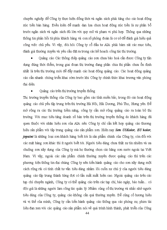 image for page THỰC TRẠNG TIÊU THỤ SƠN CỦA CÔNG TY CỔ PHẦN ĐẦU TƯ AIA VIỆT NAM