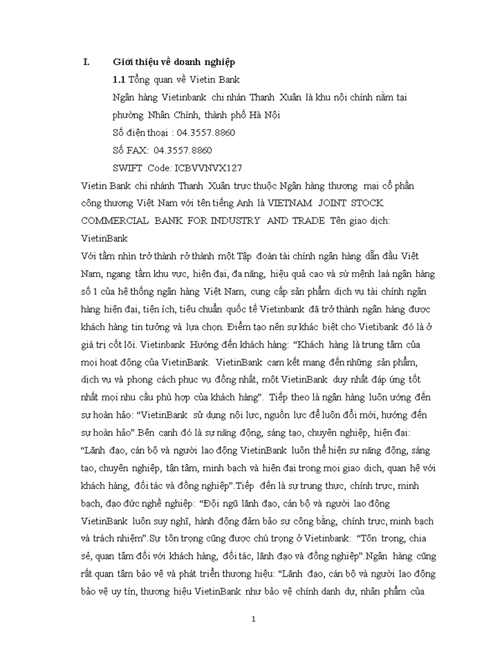 image for page Báo cáo tại Ngân hàng Vietinbank chi nhán Thanh Xuân là khu nội chính nằm tại phường Nhân Chính thành phố Hà Nội