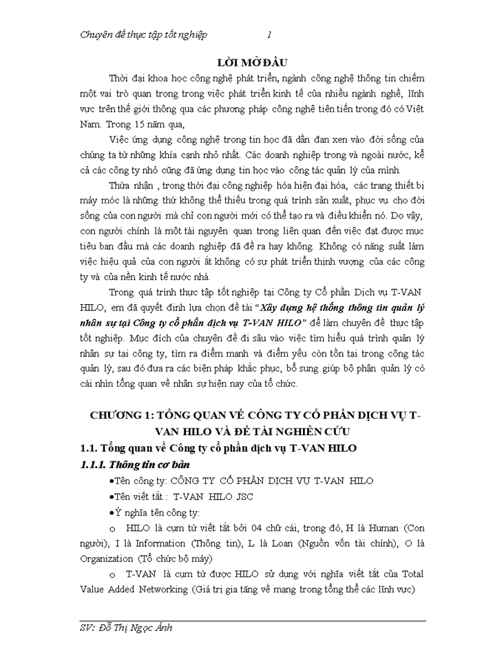 image for page XÂY DỰNG HỆ THỐNG THÔNG TIN QUẢN LÝ NHÂN SỰ TẠI CÔNG TY CỔ PHẦN DỊCH VỤ T-VAN HILO