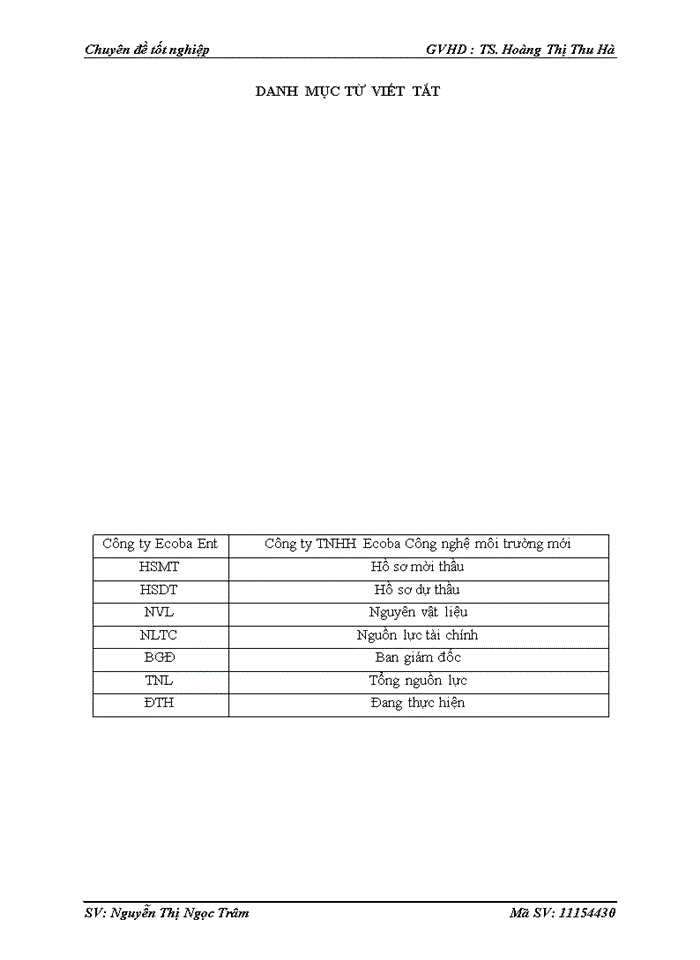 image for page Hoàn thiện công tác tham dự thầu tại công ty TNHH Ecoba Công nghệ môi trường