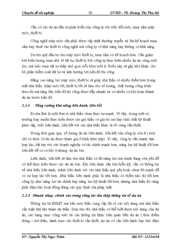 image for page Hoàn thiện công tác tham dự thầu tại công ty TNHH Ecoba Công nghệ môi trường