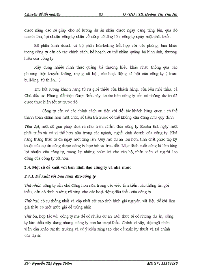 image for page Hoàn thiện công tác tham dự thầu tại công ty TNHH Ecoba Công nghệ môi trường