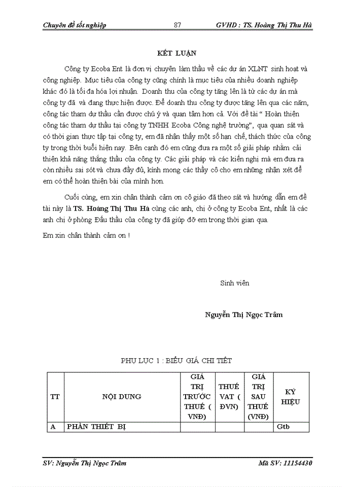 image for page Hoàn thiện công tác tham dự thầu tại công ty TNHH Ecoba Công nghệ môi trường