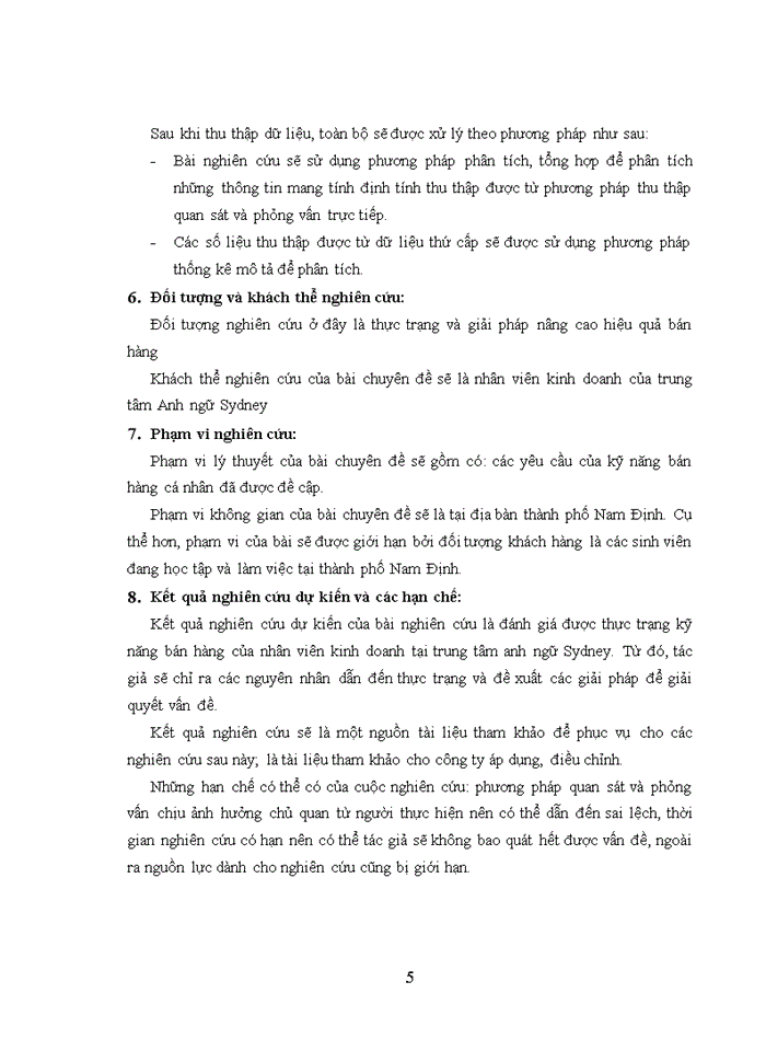 image for page Hoàn thiện kỹ năng bán hàng cá nhân nhằm tăng hiệu quả hoạt động kinh doanh của Trung tâm Anh ngữ Sydney đối với dòng sản phẩm tiếng Anh giao tiếp tổng quát