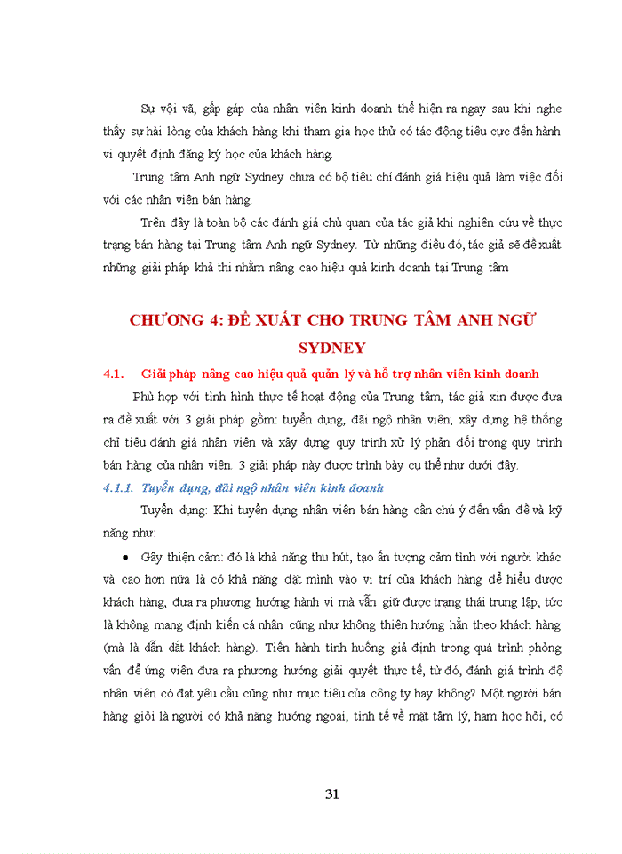 image for page Hoàn thiện kỹ năng bán hàng cá nhân nhằm tăng hiệu quả hoạt động kinh doanh của Trung tâm Anh ngữ Sydney đối với dòng sản phẩm tiếng Anh giao tiếp tổng quát