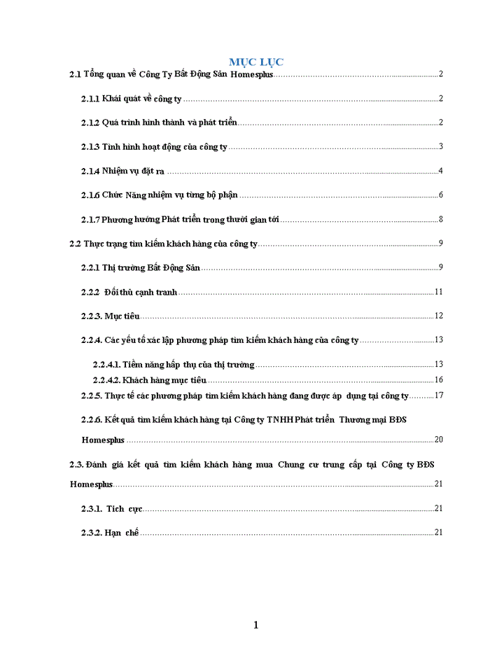 image for page THỰC TRẠNG THỰC HIỆN CÔNG TÁC TIẾP CẬN KHÁCH HÀNG MUA CHUNG CƯ TRUNG CẤP CỦA CÔNG TY HOMESPLUS