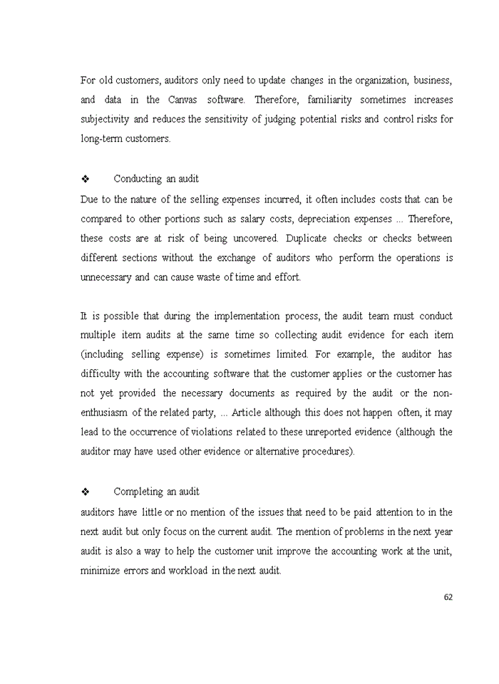 image for page Tiếng anh Audit of selling expenses in auditing financial statements conducted by EY Vietnam Co Ltd