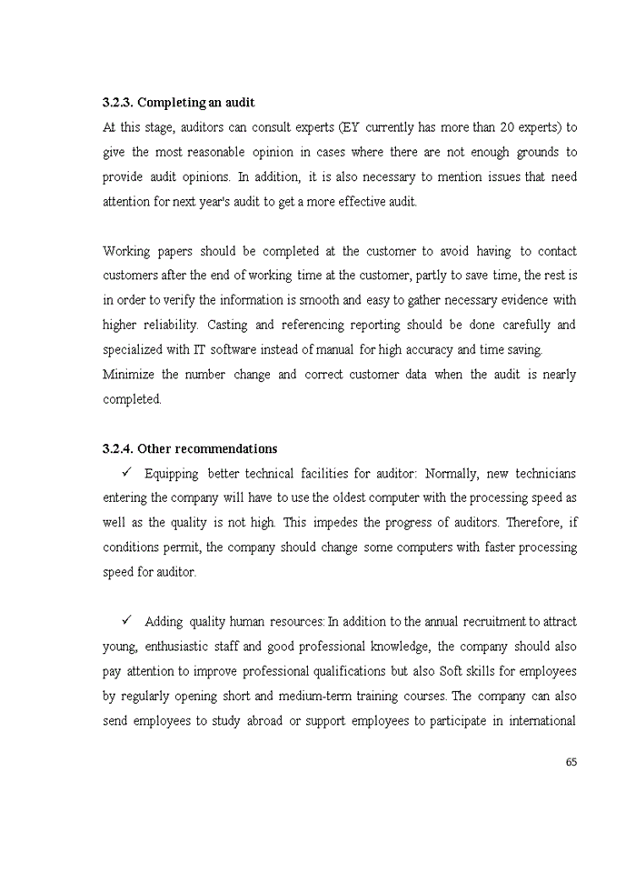 image for page Tiếng anh Audit of selling expenses in auditing financial statements conducted by EY Vietnam Co Ltd
