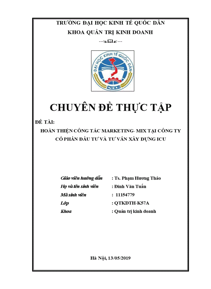 image for page HOÀN THIỆN CÔNG TÁC MARKETING- MIX TẠI CÔNG TY CỔ PHẦN ĐẦU TƯ VÀ TƯ VẤN XÂY DỰNG ICU