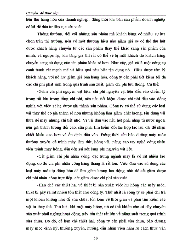 image for page Giải pháp nâng cao năng lực cạnh tranh của Công ty Cổ phần May II Hải Dương