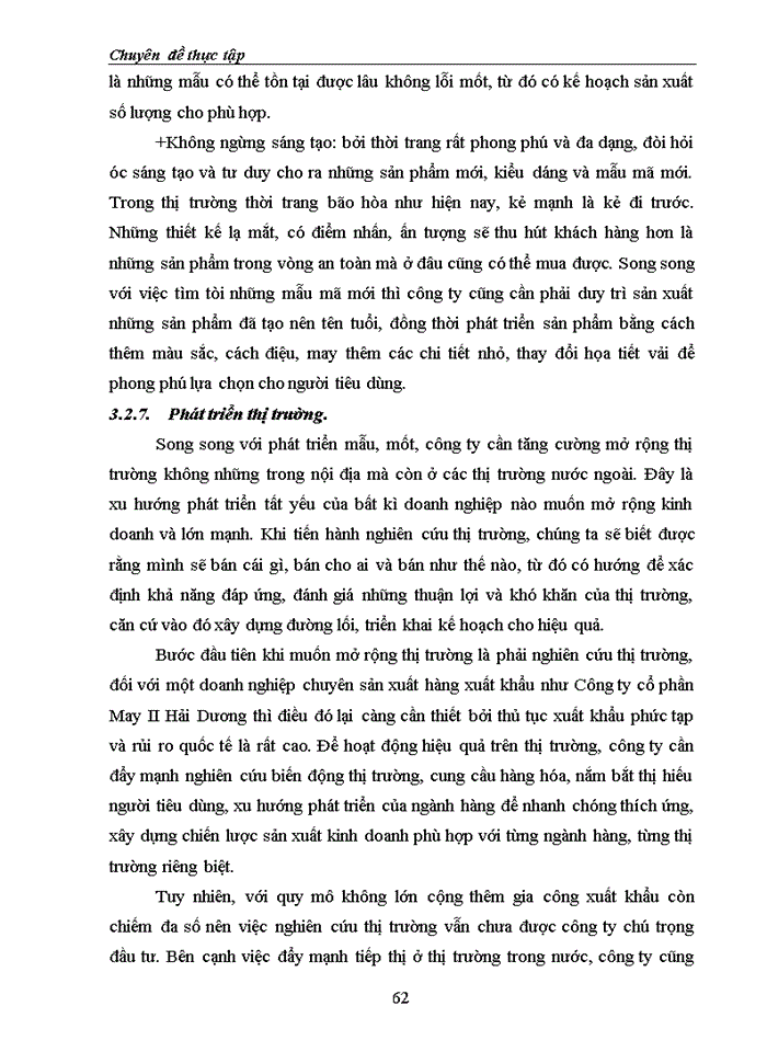 image for page Giải pháp nâng cao năng lực cạnh tranh của Công ty Cổ phần May II Hải Dương