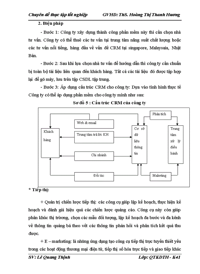 image for page Hoàn thiện công tác quản trị quan hệ khách hàng CRM tại công ty TNHH Máy văn phòng Sing- Việt
