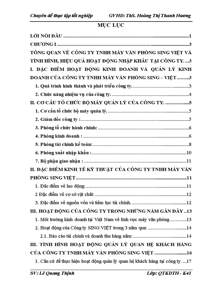 image for page Hoàn thiện công tác quản trị quan hệ khách hàng CRM tại công ty TNHH Máy văn phòng Sing- Việt