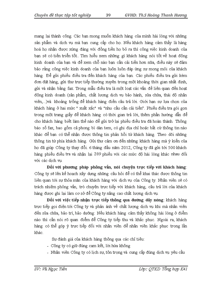 image for page Giải pháp nhằm nâng cao chất lượng dịch vụ sau bán hàng của Công ty Cổ phần thương mại Thành Công