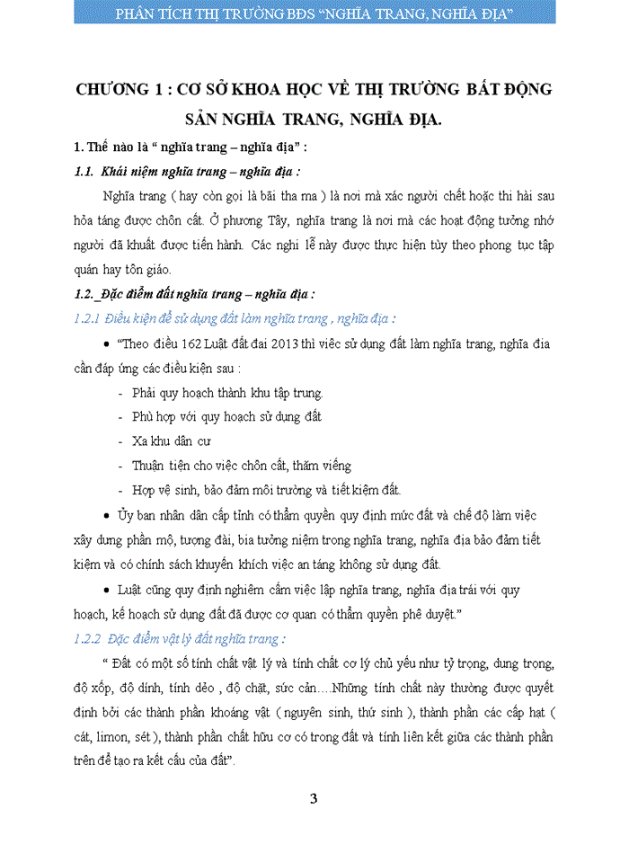 image for page Phân tích cung - cầu đất làm nghĩa trang nghĩa địa khu vực phía Bắc