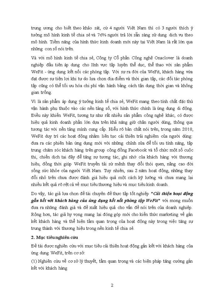 image for page Cải thiện hoạt động gắn kết với khách hàng của ứng dụng kết nối phòng tập WeFit