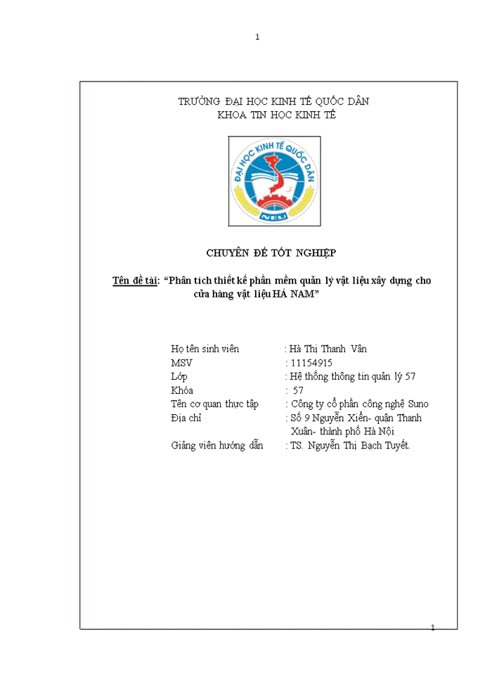 image for page Phân tích thiết kế phần mềm quản lý vật liệu xây dựng cho cửa hàng vật liệu HÀ NAM