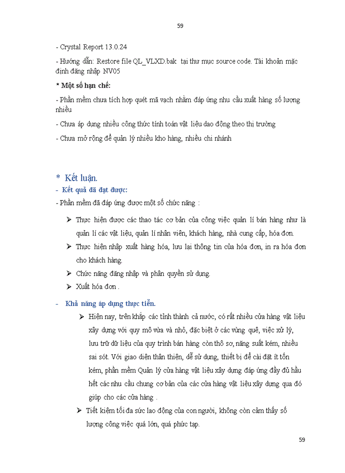 image for page Phân tích thiết kế phần mềm quản lý vật liệu xây dựng cho cửa hàng vật liệu HÀ NAM