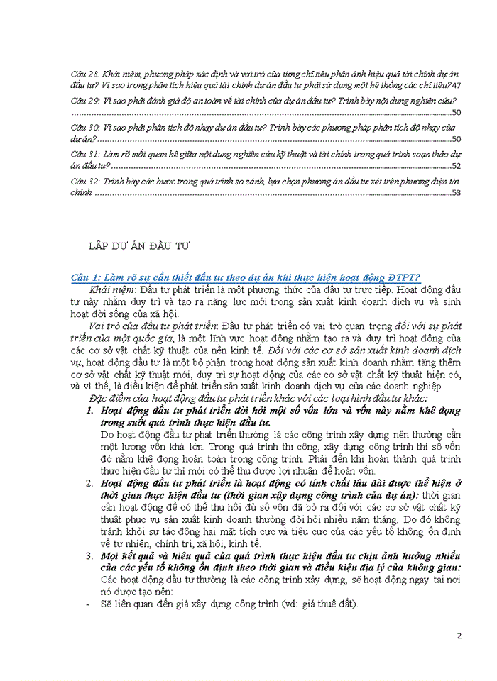 image for page 32 câu lập dự án đầu tư