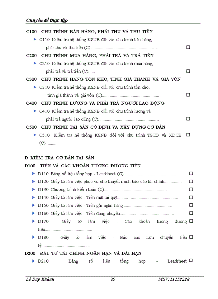 image for page KIỂM TOÁN TÀI SẢN CỐ ĐỊNH HỮU HÌNH TRONG KIỂM TOÁN BÁO CÁO TÀI CHÍNH DO CÔNG TY TNHH KIỂM TOÁN VÀ ĐỊNH GIÁ VIỆT NAM VAE THỰC HIỆN