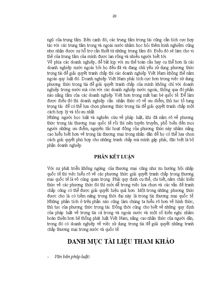 image for page GIẢI QUYẾT TRANH CHẤP TRONG THƯƠNG MẠI QUỐC TẾ THEO THỦ TỤC TRỌNG TÀI VÀ LIÊN HỆ THỰC TIỄN CỦA CÁC DOANH NGHIỆP VIỆT NAM