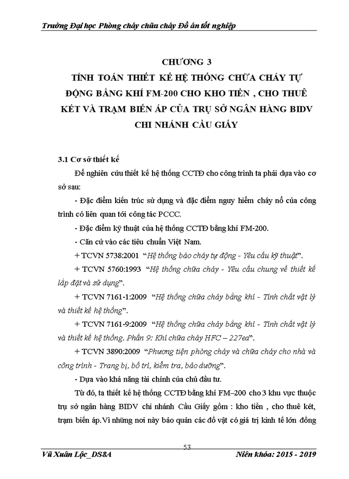 image for page Nghiên cứu thiết kế hệ thống chữa cháy tự động bằng khí FM-200 cho trụ sở ngân hàng BIDV chi nhánh Cầu Giấy