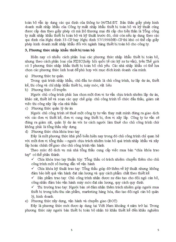 image for page GIẢI PHÁP NÂNG CAO CHẤT LƯỢNG HOẠT ĐỘNG NHẬP KHẨU THIẾT BỊ TOÀN BỘ Ở VIỆT NAM