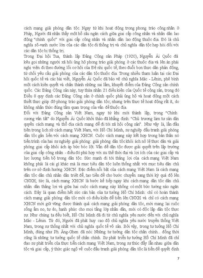 image for page Lý luận của chủ nghĩa Mác-Lênin về vấn đề giai cấp và dân tộc Sự vận dụng của Hồ Chí Minh về vấn đề đề dân tộc và giai cấp ở Việt Nam QUAN ĐIỂM CÁ NHÂN VỀ VẤN ĐỀ GIAI CẤP DÂN TỘC TRONG THỰC TIỄN VIỆT NAM HIỆN NAY