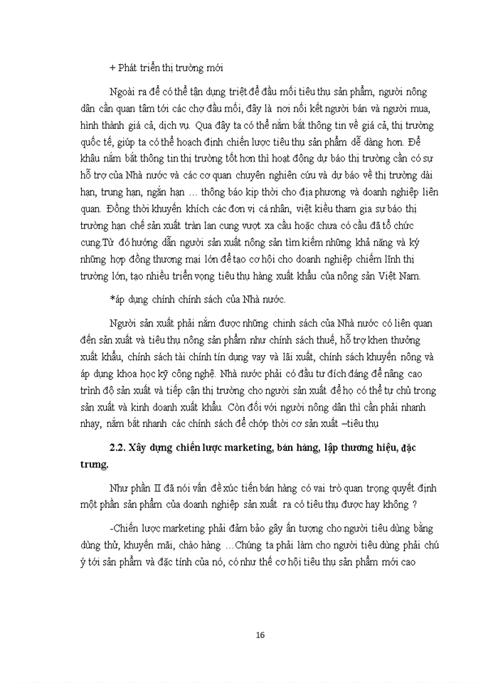 image for page Hãy phân tích thực trạng và đề xuất các giải pháp thúc đẩy tiêu thụ nông sản ở Việt Nam