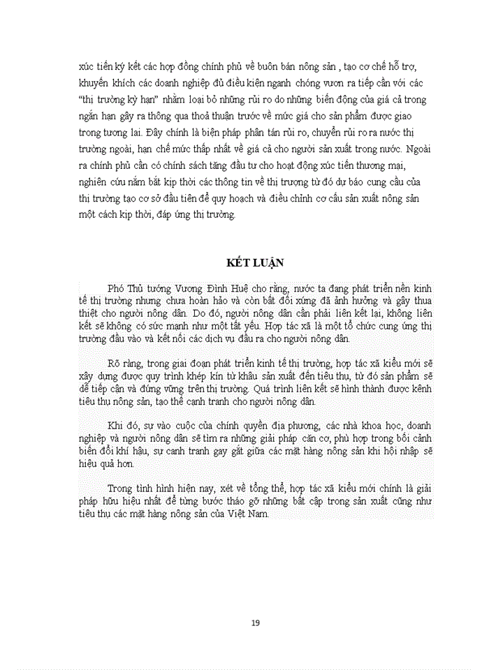 image for page Hãy phân tích thực trạng và đề xuất các giải pháp thúc đẩy tiêu thụ nông sản ở Việt Nam