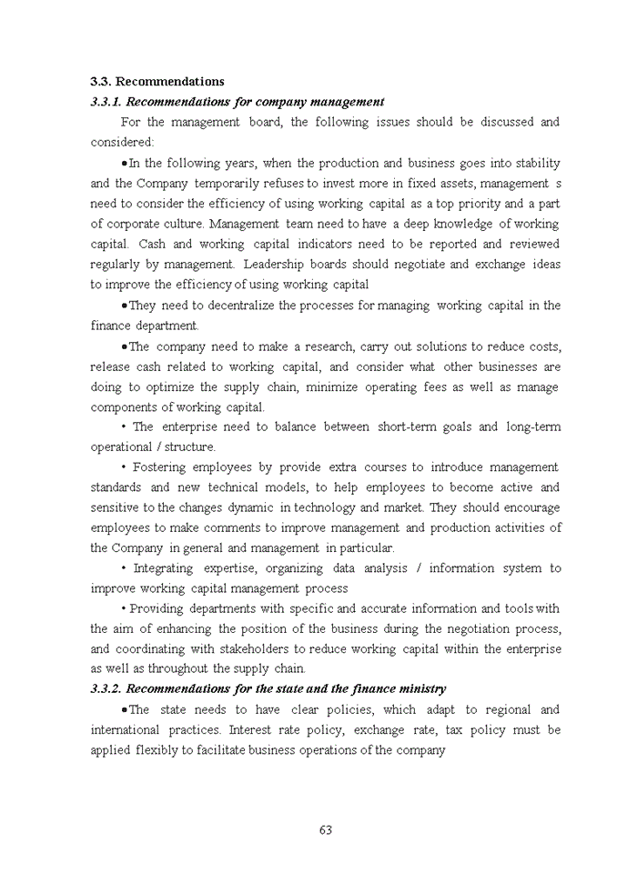 image for page IMPROVING THE EFFICIENCY OF WORKING CAPITAL AT LILAMA 10 JOINT STOCK COMPANY