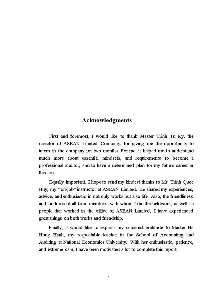 Tiếng anh The process of auditing fixed assets in financial audit of ASEAN102