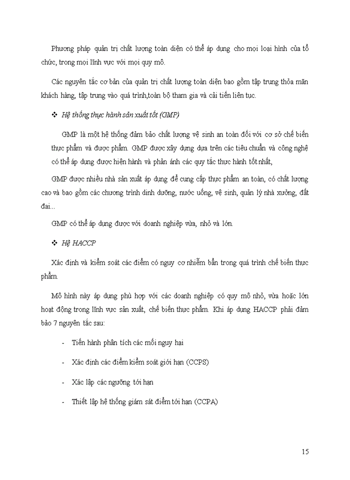 image for page Quản trị chất lượng trong các doanh nghiệp sản xuất thực phẩm ở Việt Nam