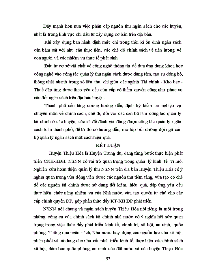 image for page QUẢN LÝ THU NGÂN SÁCH NHÀ NƯỚC TRÊN ĐỊA BÀN HUYỆN THIỆU HÓA TỈNH THANH HÓA