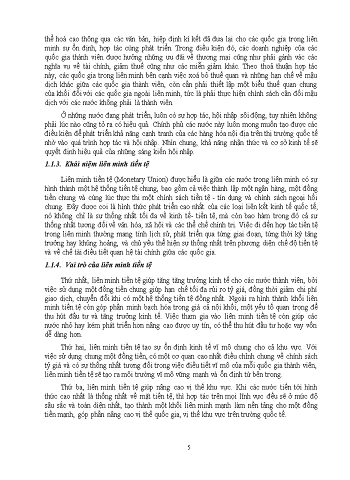 Trình bày và liên hệ thực tiễn các vấn đề liên quan tới hợp tác tiền tệ quốc tế và khả năng Việt Nam tham gia vào một liên minh tiền tệ châu Á