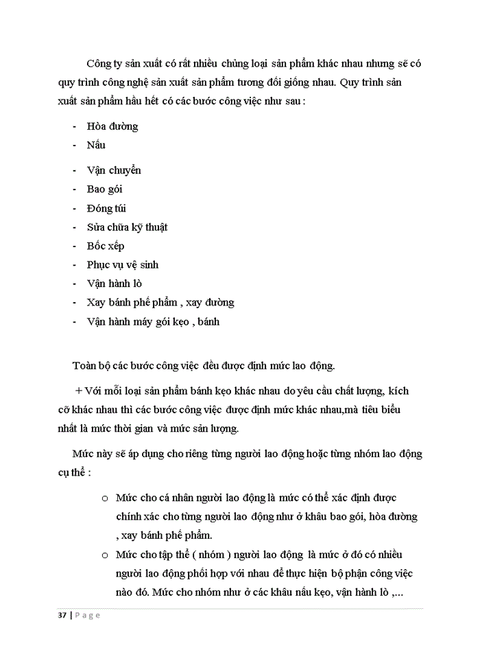image for page Tìm hiểu thực trạng về công tác định mức lao động tại một doanh nghiệp nào đó Đánh giá nhận xét và đưa ra hướng hoàn thiện