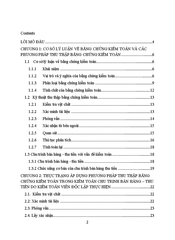 KỸ THUẬT THU THẬP BẰNG CHỨNG KIỂM TOÁN TRONG CHU TRÌNH BÁN HÀNG - THU TIỀN DO KIỂM TOÁN ĐỘC LẬP TẠI VIỆT NAM THỰC HIỆN