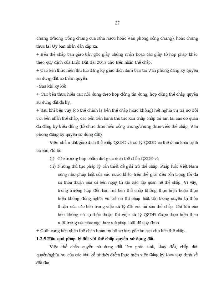image for page THS PHÁP LUẬT VỀ HỢP ĐỒNG THẾ CHẤP QUYỀN SỬ DỤNG ĐẤT VÀ THỰC TIỄN ÁP DỤNG TẠI NGÂN HÀNG TMCP BƯU ĐIỆN LIÊN VIỆT