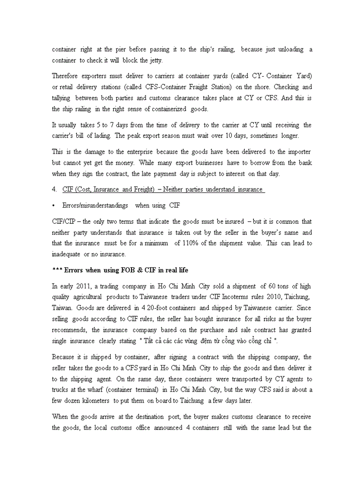 image for page Five common errors when using certain Incoterms