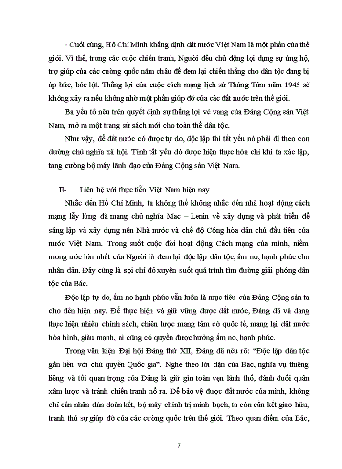 image for page Độc lập dân tộc gắn liền với Chủ nghĩa Xã hội