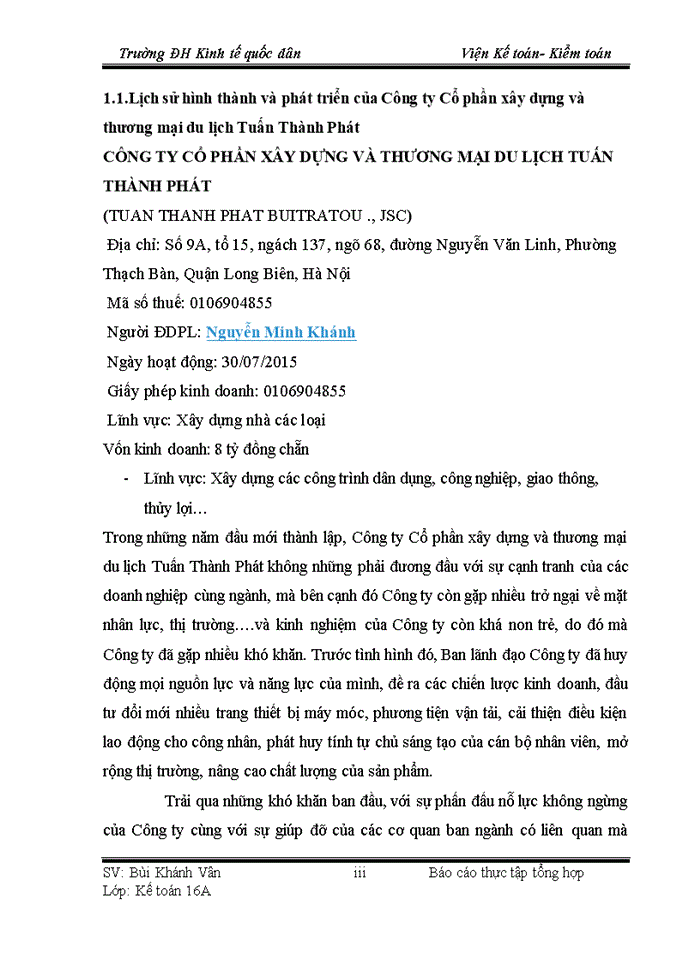 image for page BÁO CÁO TẠI CÔNG TY CỔ PHẦN XÂY DỰNG VÀ THƯƠNG MẠI DU LỊCH TUẤN THÀNH PHÁT